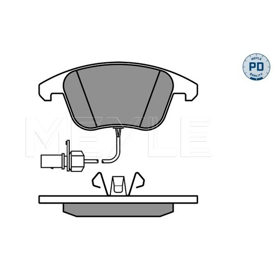 025 247 0520/PD - Brake Pad Set, disc brake 