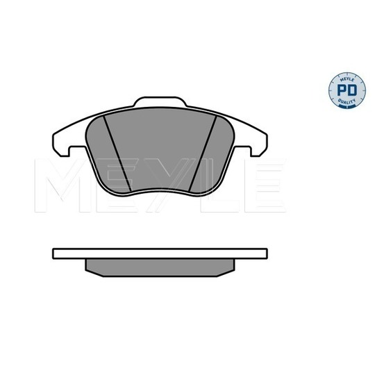 025 247 0520/PD - Brake Pad Set, disc brake 