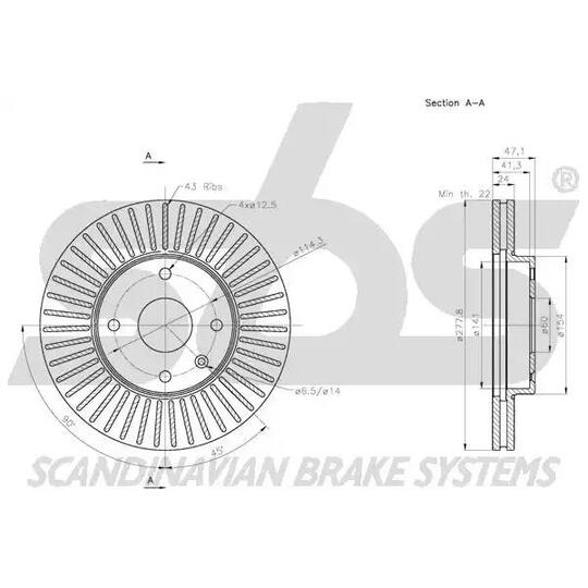 1815205018 - Brake Disc 