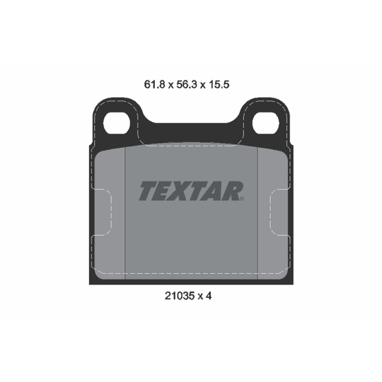 2103501 - Brake Pad Set, disc brake 