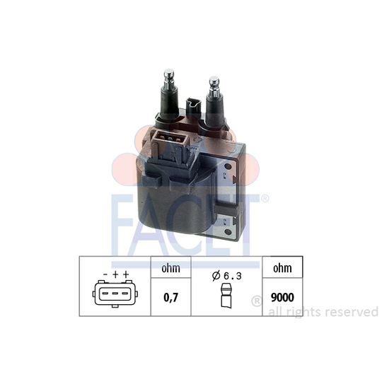 9.6255 - Ignition coil 
