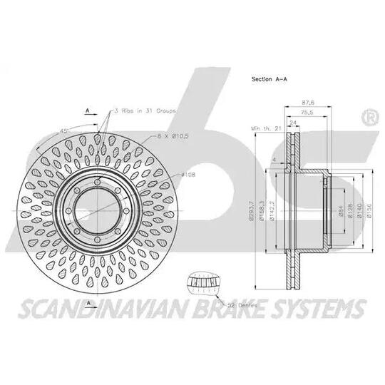 1815202355 - Brake Disc 