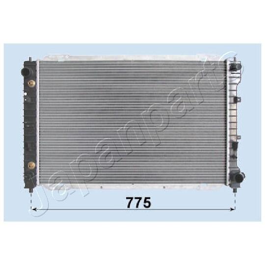 RDA053108 - Radiator, engine cooling 