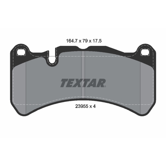 2395501 - Brake Pad Set, disc brake 