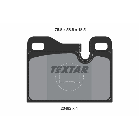2048203 - Brake Pad Set, disc brake 