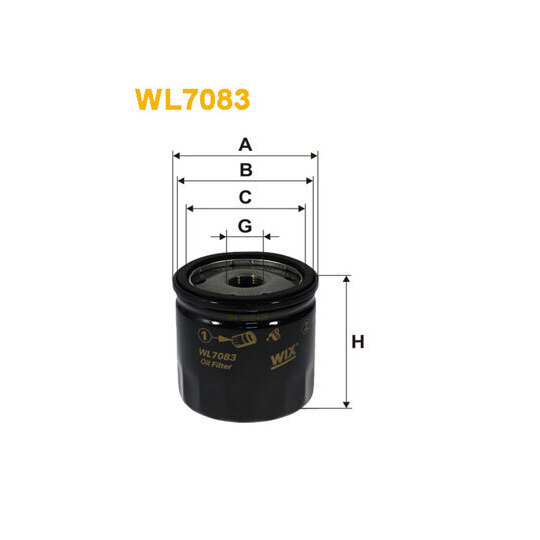 WL7083 - Oil filter 