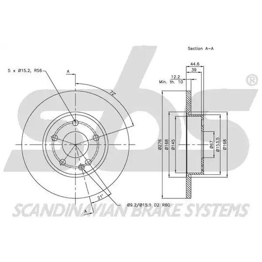 1815203371 - Brake Disc 