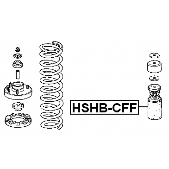 HSHB-CFF - Protective Cap/Bellow, shock absorber 