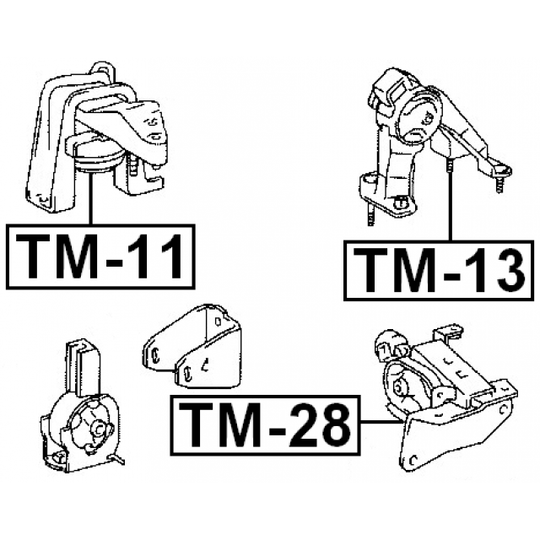 TM-13 - Motormontering 