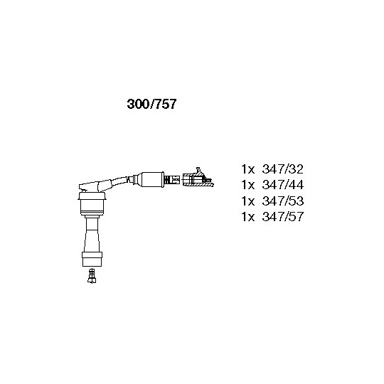 300/757 - Ignition Cable Kit 