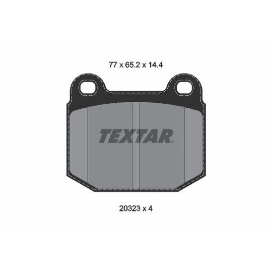 2032306 - Brake Pad Set, disc brake 