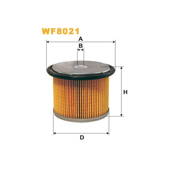WF8021 - Kütusefilter 