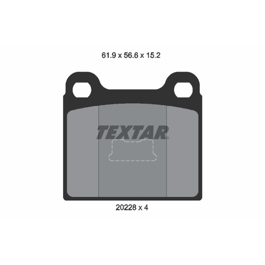 2022803 - Brake Pad Set, disc brake 