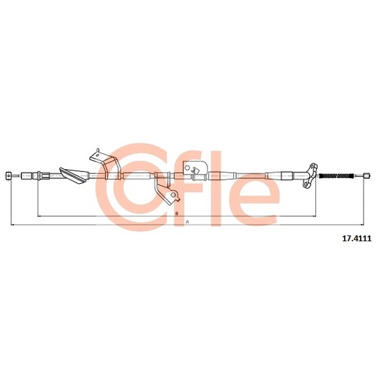 17.4111 - Cable, parking brake 