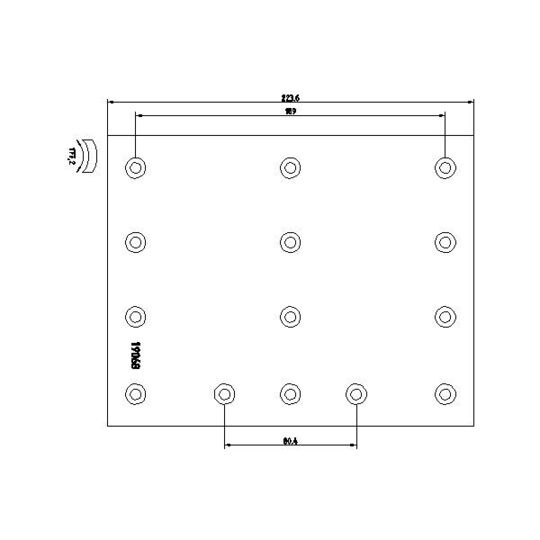 1906802 - Brake Lining Kit, drum brake 