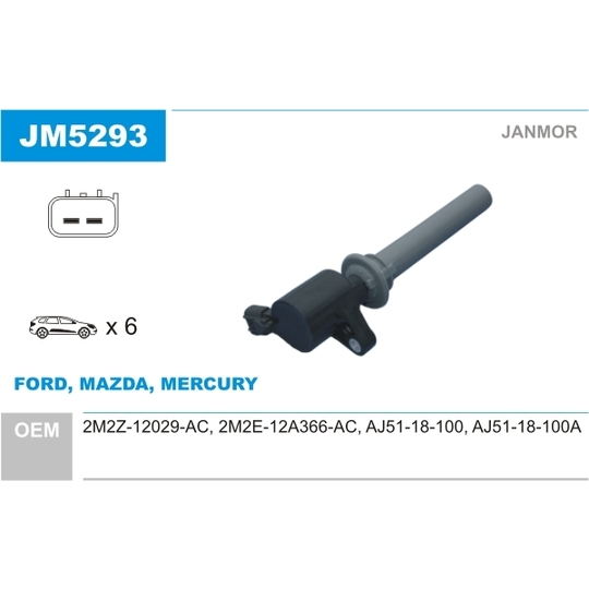 JM5293 - Ignition coil 