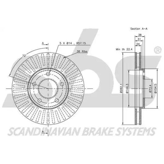 1815209302 - Brake Disc 