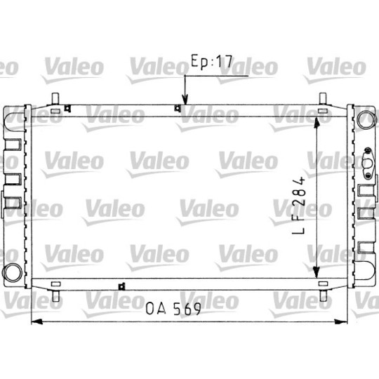 730578 - Radiator, engine cooling 