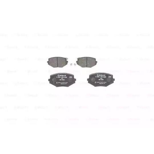 0 986 494 655 - Brake Pad Set, disc brake 