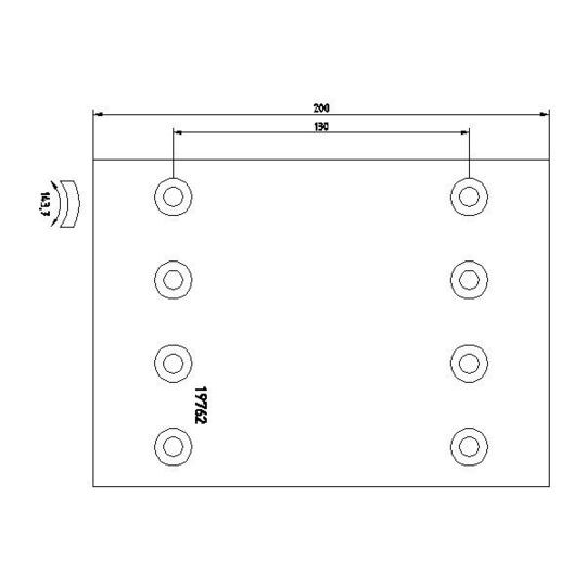 1976207 - Brake Lining Kit, drum brake 