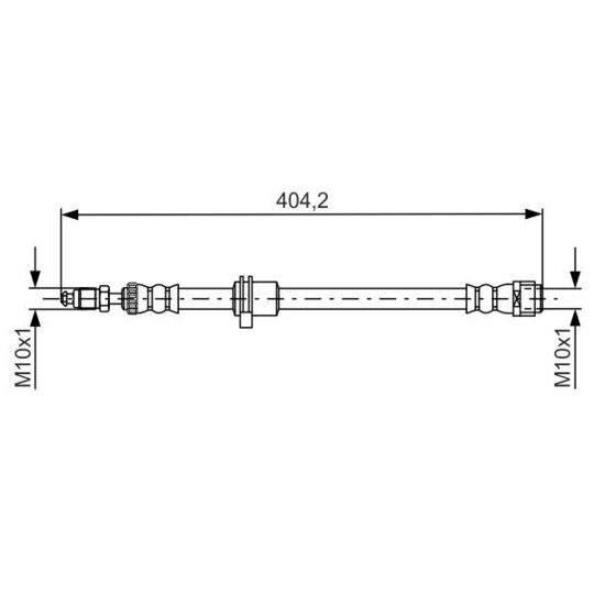 1 987 481 679 - Brake Hose 