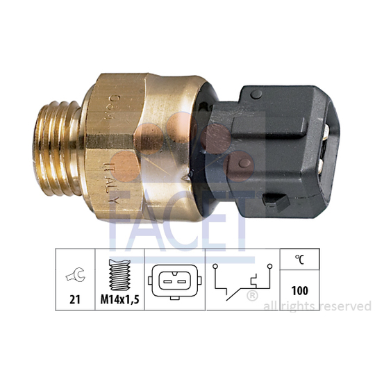 7.4081 - Temperature Switch, coolant warning lamp 