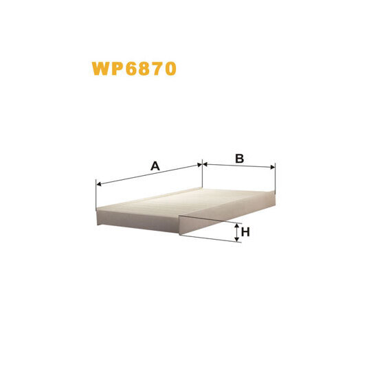 WP6870 - Filter, interior air 