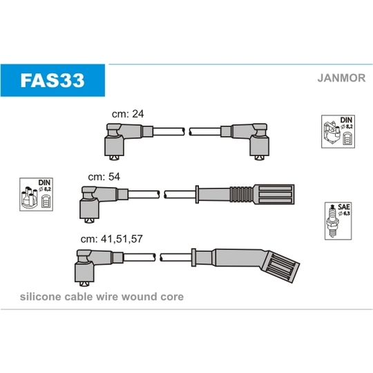 FAS33 - Ignition Cable Kit 