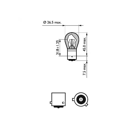 12496LLECOCP - Bulb 