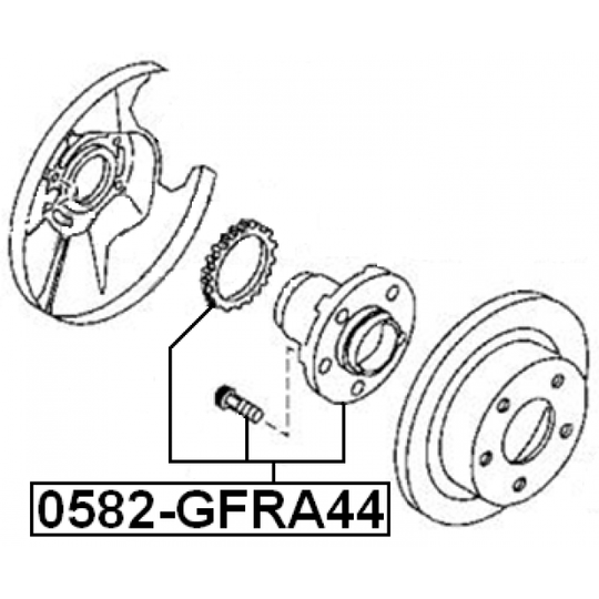 0582-GFRA44 - Wheel hub 