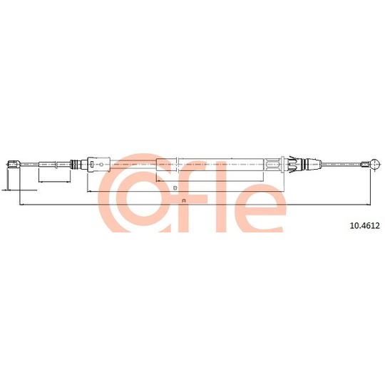 10.4612 - Cable, parking brake 