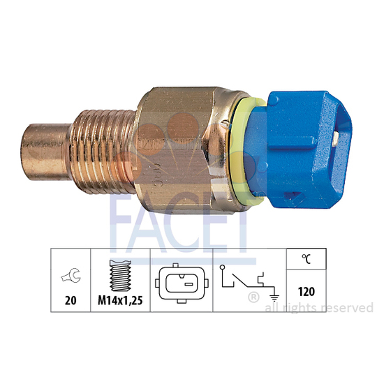 7.4131 - Temperature Switch, coolant warning lamp 