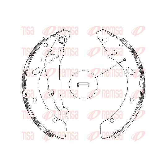 4053.00 - Brake Shoe Set 