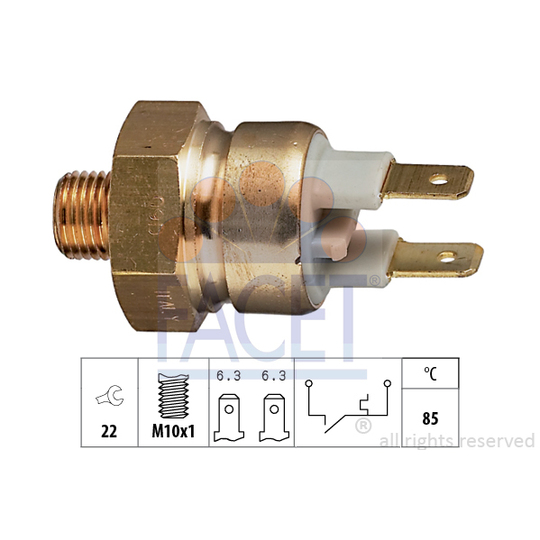 7.4056 - Temperature Switch, coolant warning lamp 