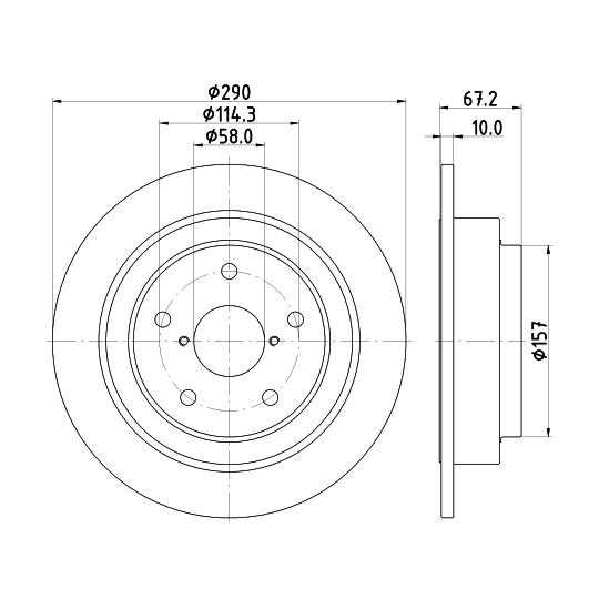 MDC2665 - Brake Disc 