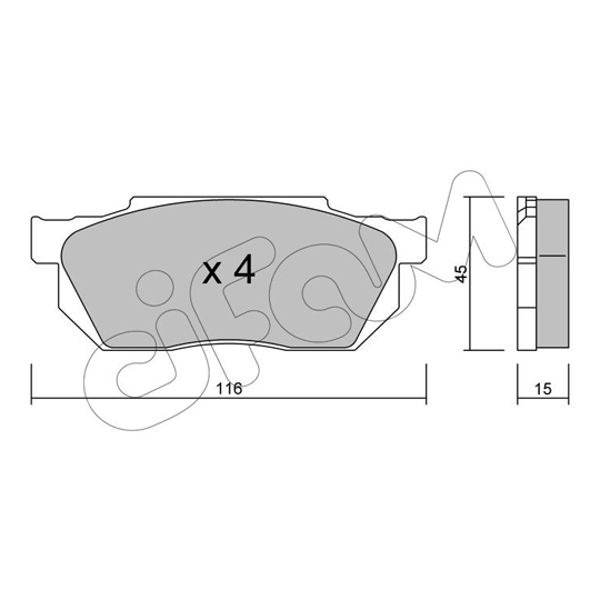 822-247-0 - Brake Pad Set, disc brake 