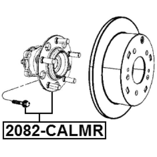 2082-CALMR - Wheel hub 
