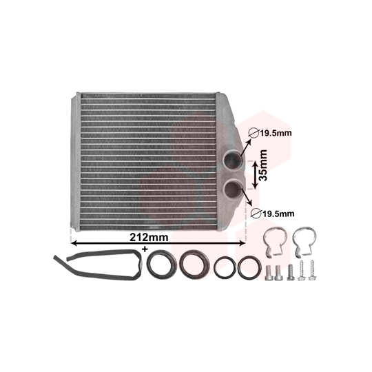 37006354 - Heat Exchanger, interior heating 