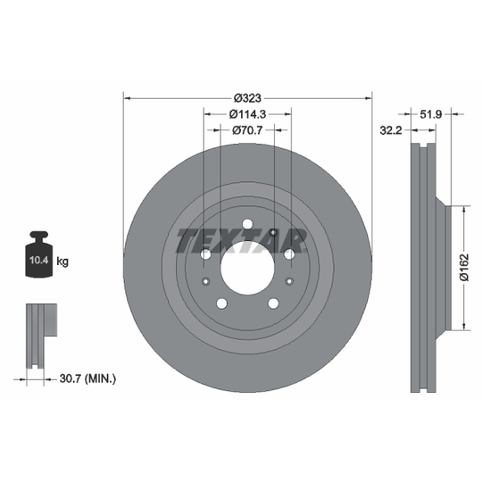 92261100 - Brake Disc 