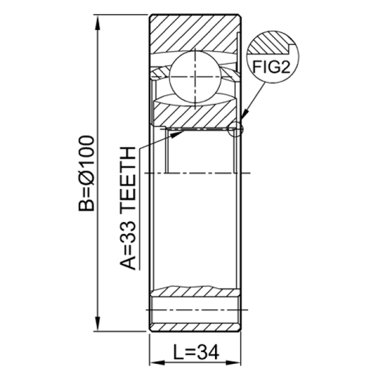 2311-5021 - Joint Kit, drive shaft 