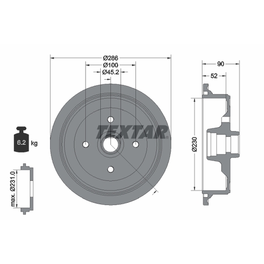 94011500 - Brake Drum 