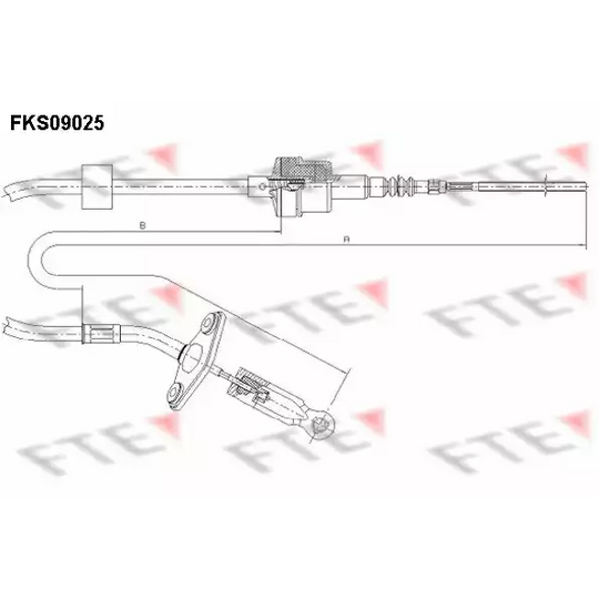 FKS09025 - Clutch Cable 