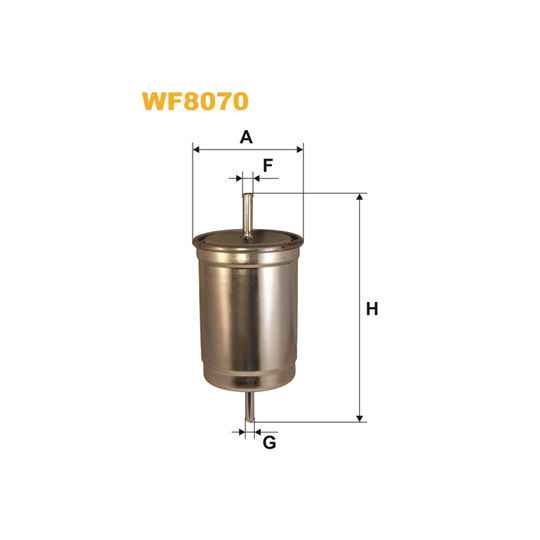 WF8070 - Fuel filter 