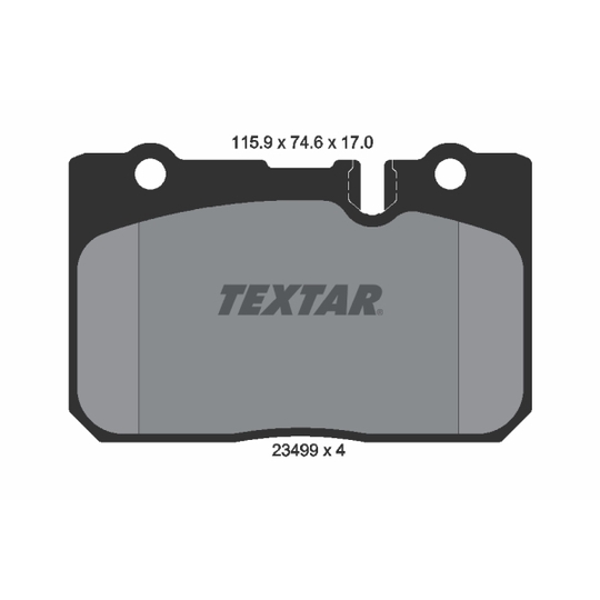 2349901 - Brake Pad Set, disc brake 