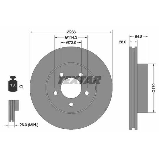 92119700 - Brake Disc 