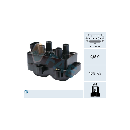 80222 - Ignition coil 
