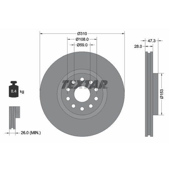 92097500 - Brake Disc 