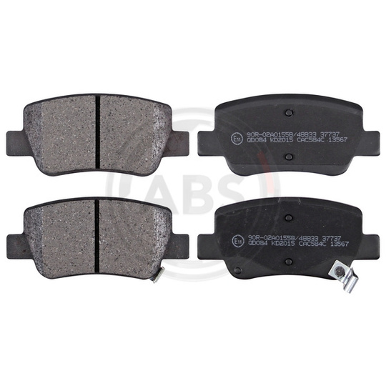 37737 - Brake Pad Set, disc brake 