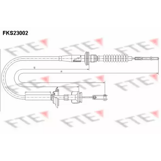 FKS23002 - Clutch Cable 