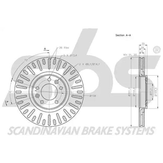 1815201948 - Brake Disc 